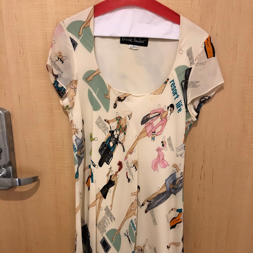 Nicole Miller Paper Doll Dress